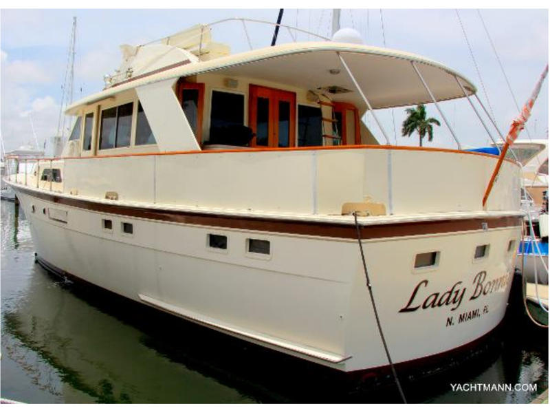 1973 Hatteras 53 Powerboat For Sale In Florida